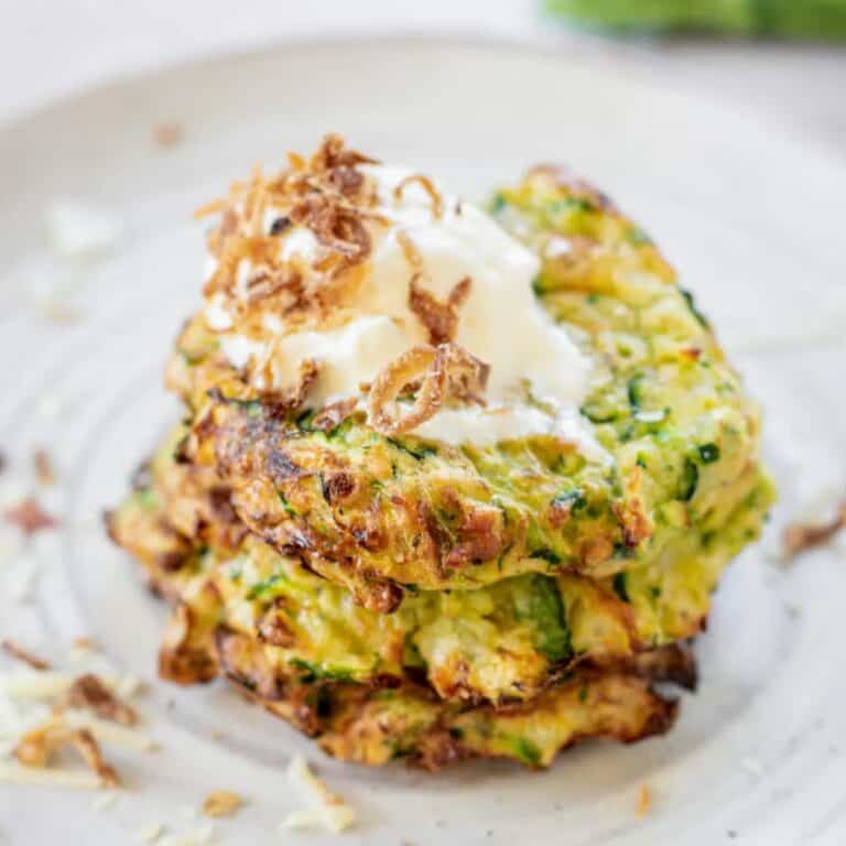 Easy Air Fryer Zucchini Fritters