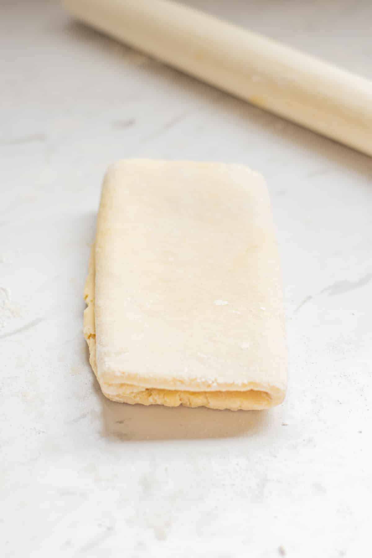 puff pastry dough.
