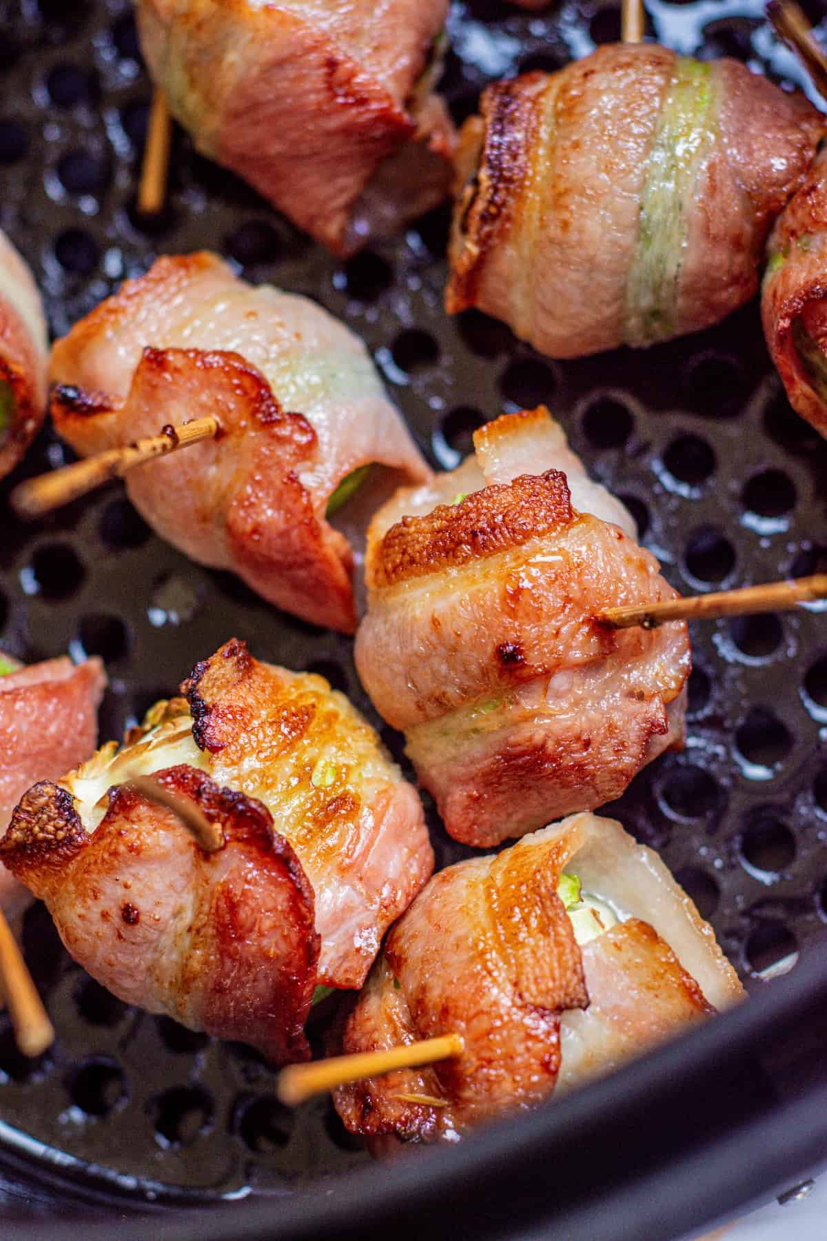 air fryer bacon wrapped brussels sprouts.
